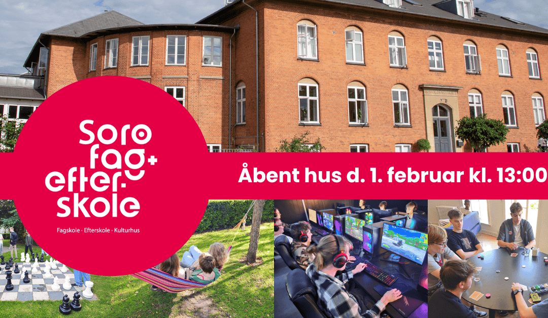 Kom til åbent hus d. 1. februar kl. 13:00