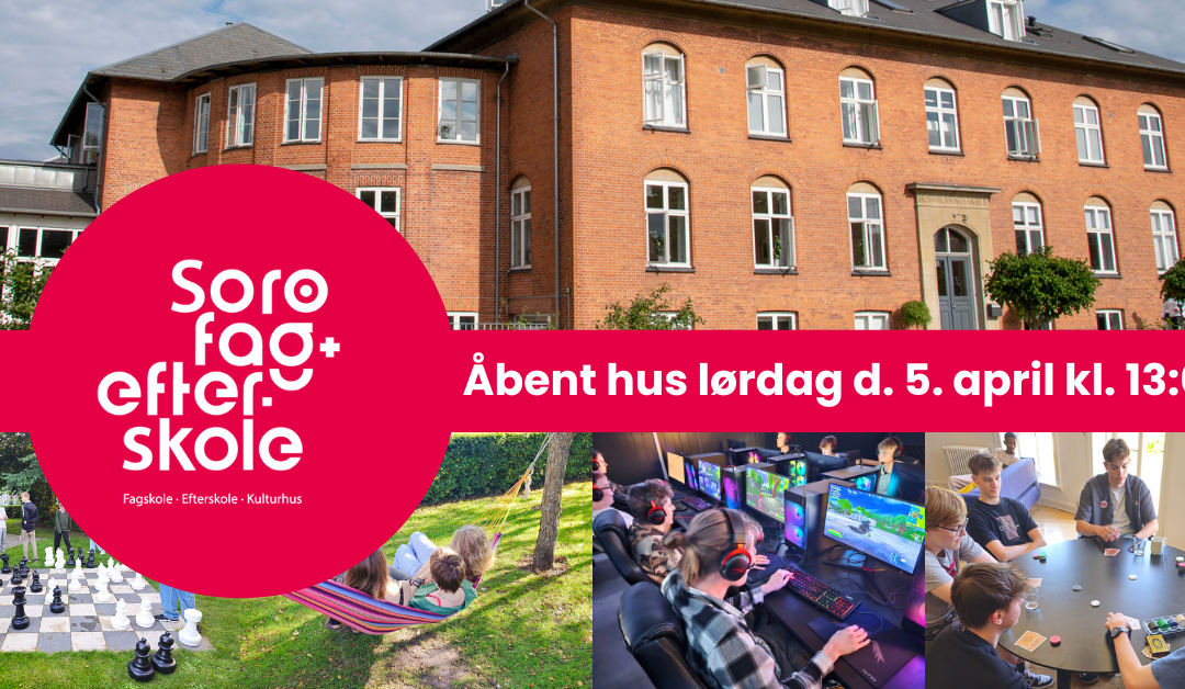 Kom til åbent hus d. 5. april kl. 13:00