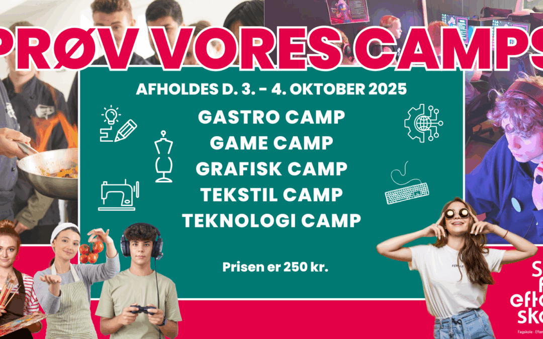 Tilmeld camps d. 3. – 4. oktober 2025